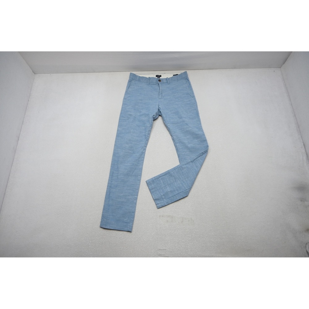 J.Crew Flex Slim Chino Pants Mens 29x30 Light Blue Cotton Stretch Excellent